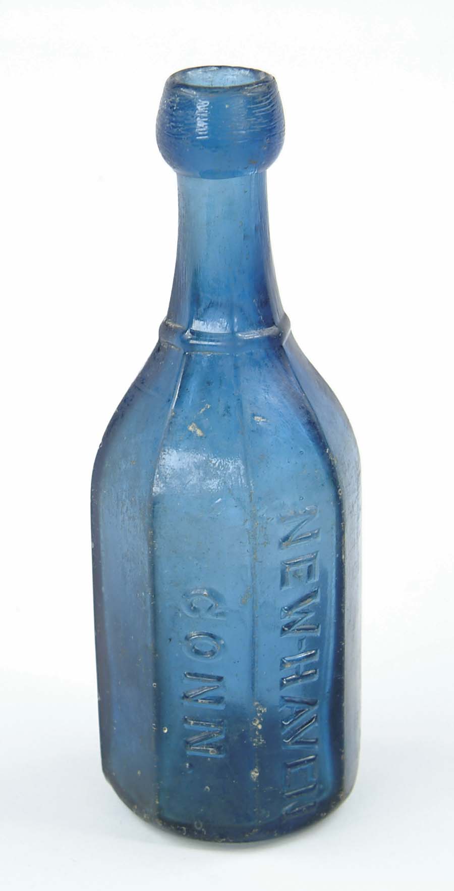 Appraisal: BLUE BLOB TOP SODA J W Harris Soda New Haven