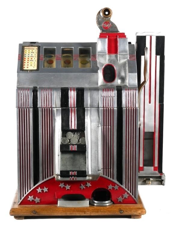 Appraisal: Working c Mills Sky Scraper s slot machine with correct