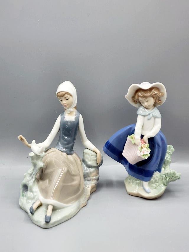 Appraisal: Lladro Figurines in Original Boxes Includes Pretty Pickings not retired