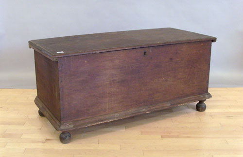 Appraisal: Pennsylvania poplar blanket chest th c h w