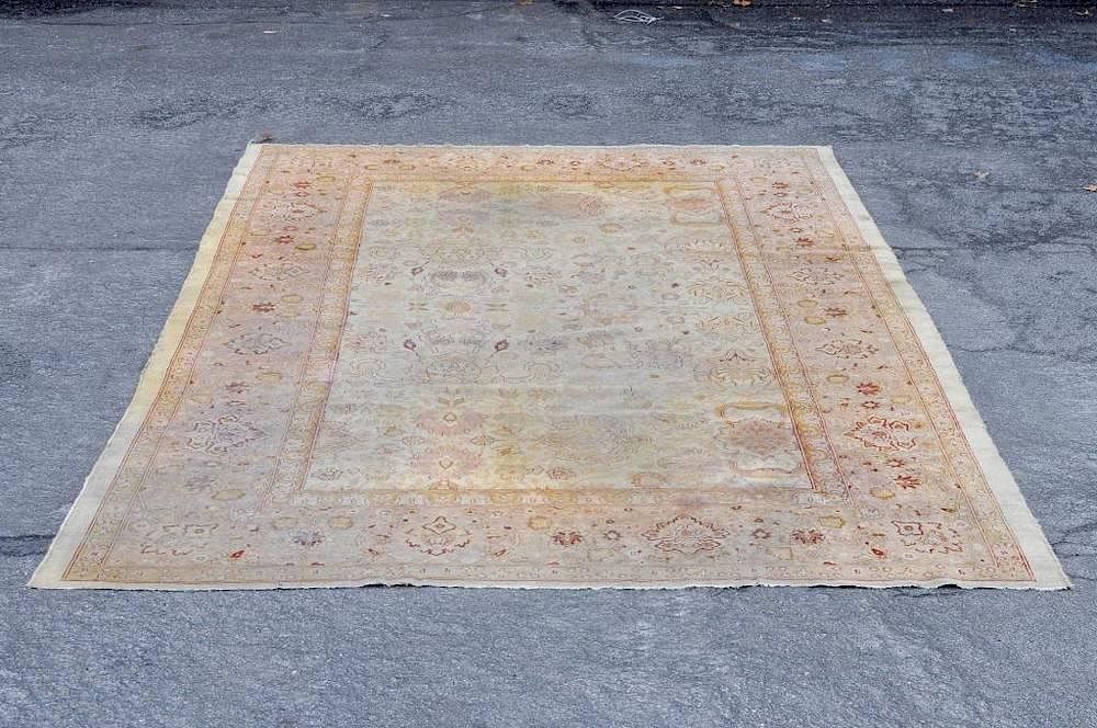 Appraisal: Room Size Agra Rug Room size Agra rug ' wide