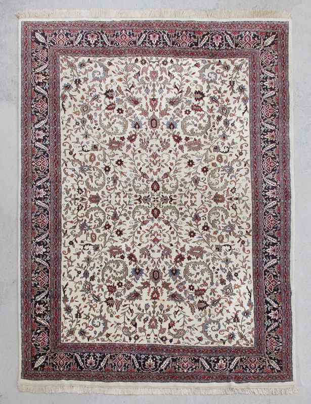 Appraisal: MODERN INDO PERSIAN HAND KNOTTED WOOL RUG ' '' x