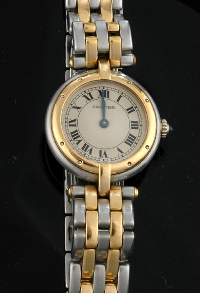 Appraisal: A Ladies Cartier wristwatch recent Having a quartz movement fully