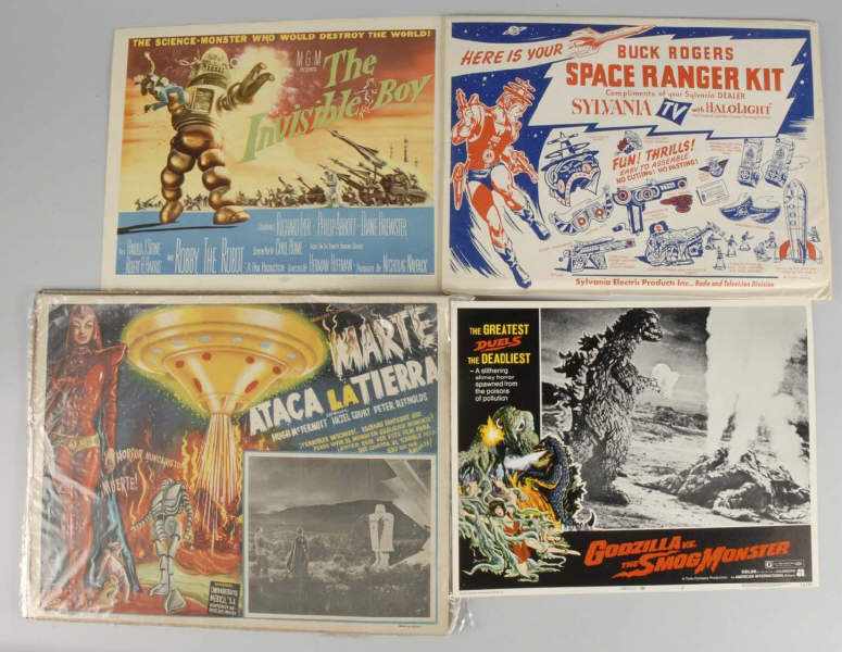 Appraisal: Lot of Science Fiction Lobby Cards Description Lot includes a