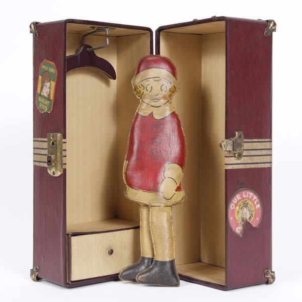 Appraisal: Little Orphan Annie Harold Gray oil cloth doll in red