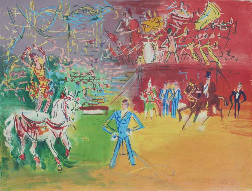 Appraisal: DUFY Jean French - Lithograph ''Le Cirque'' '' x ''