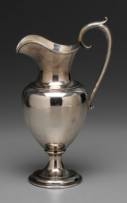 Appraisal: Southern Coin Silver Pitcher George Sharp Atlanta Georgia th century