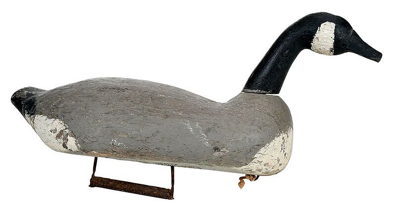 Appraisal: Root Head Canadian Goose Decoy attributed Easton Maryland probably early