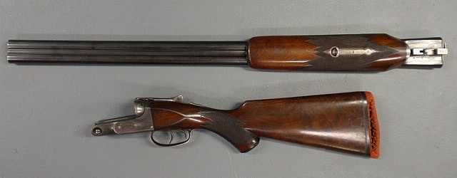 Appraisal: Parker gauge double-barrel shotgun with auto-ejectors c grade GHE marked