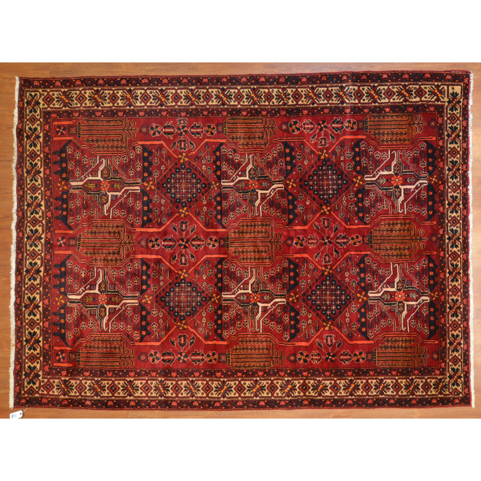 Appraisal: HAMADAN RUG X Third quarter- th century hand-knotted wool pile