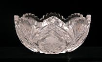 Appraisal: A Floral American Brilliant Cut Glass Bowl ca Early th