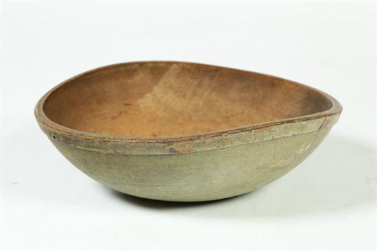 Appraisal: TREENWARE BOWL Attributed to New England th century Turned bowl