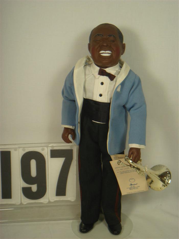 Appraisal: Effanbee Louis Armstrong Doll Vinyl inches tall all original still