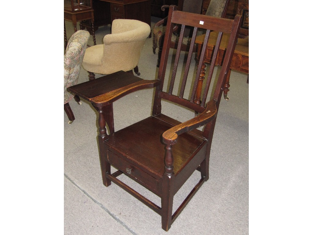 Appraisal: Edwardian reading chair