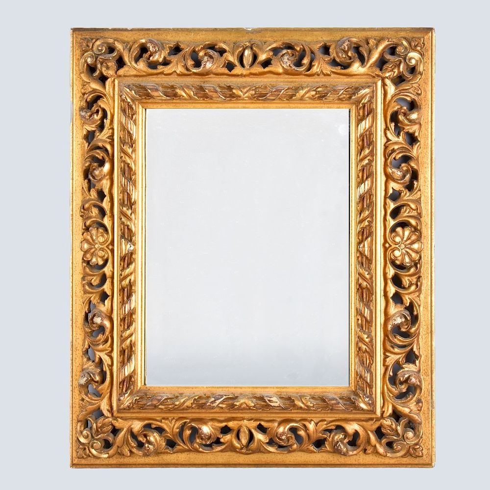 Appraisal: Decorative Mirror Vintage Decorative Mirror In Carved Gilt Wood Frame