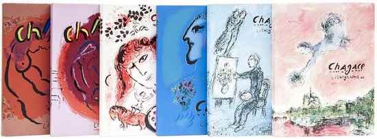 Appraisal: Marc Chagall - Mourlot Lithographie Vols I-VI the six books