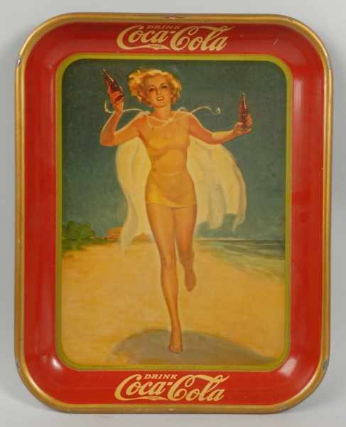 Appraisal: Tin Cola-Cola Serving Tray Description Only a few small marks