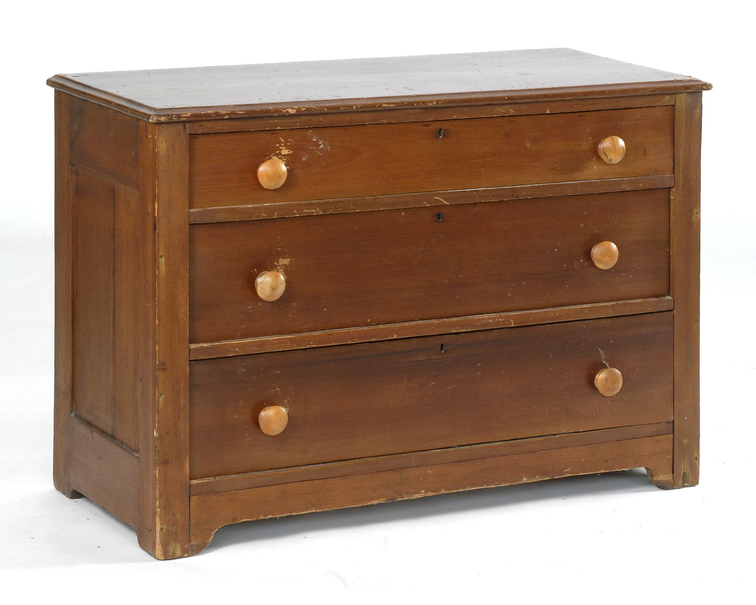 Appraisal: LATE TH EARLY TH CENTURY COTTAGE-STYLE CHEST OF DRAWERS in