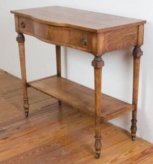 Appraisal: Quarter Sawn Oak Server C Turn of the th century