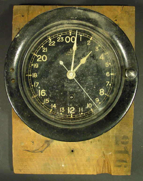 Appraisal: US Navy military ship's clock by Seth Thomas USA cm