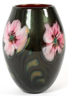 Appraisal: CHARLES LOTTON 'MULTI FLORA' GLASS VASE CHARLES LOTTON 'MULTI FLORA'