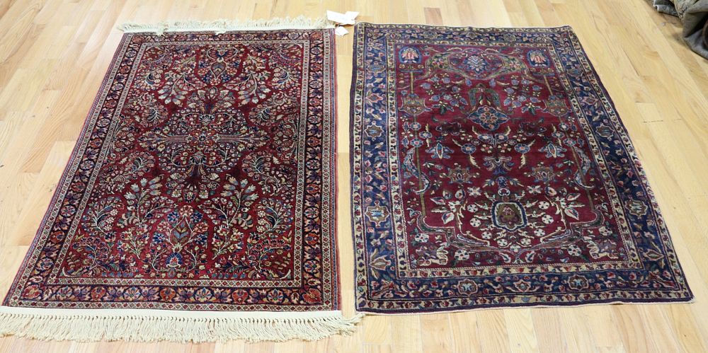 Appraisal: Antique And Finely Hand Woven Area Carpets From a Queens