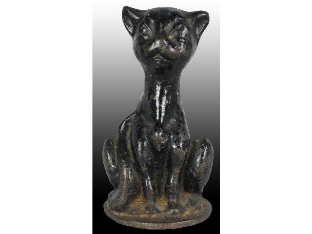 Appraisal: Sitting Krazy Kat Cast Iron Doorstop Description Full-figure solid casting