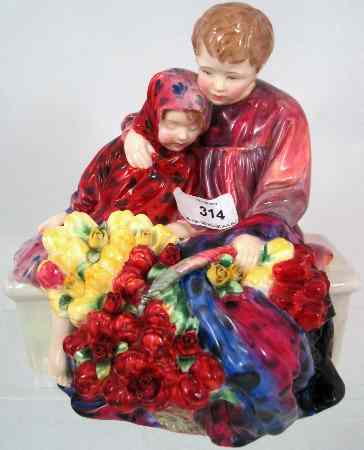 Appraisal: Royal Doulton Figure Flower Sellers Children HN