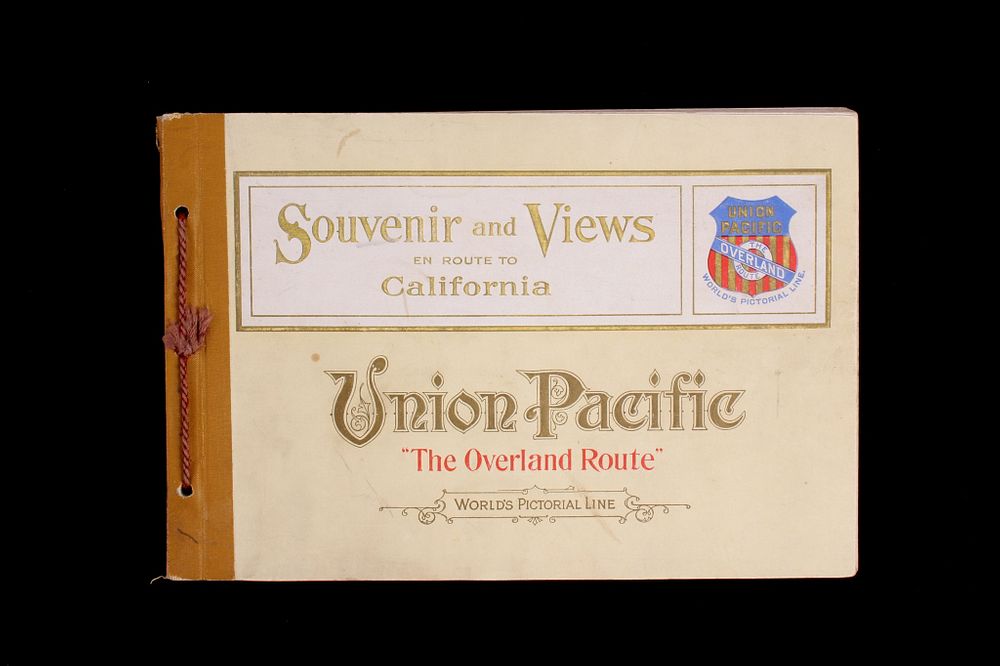 Appraisal: Souvenir Picture Book Of Union Pacific Ca Route In this