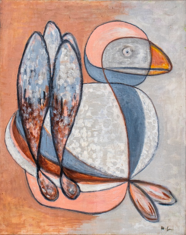 Appraisal: KAYO LENNAR DODO BIRD OIL ON CANVAS Kayo Lennar French