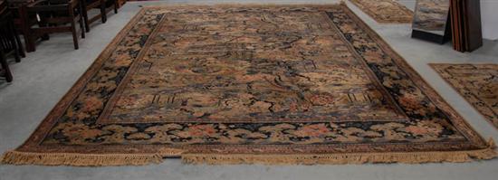 Appraisal: Three s Wilton Bird of Paradise Rugs largest ' x