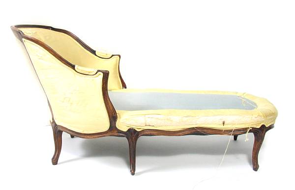 Appraisal: A Louis XV style beechwood duchesse brisee th century height