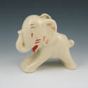 Appraisal: McCoy or Hull elephant planter in ivory high glaze Unmarked