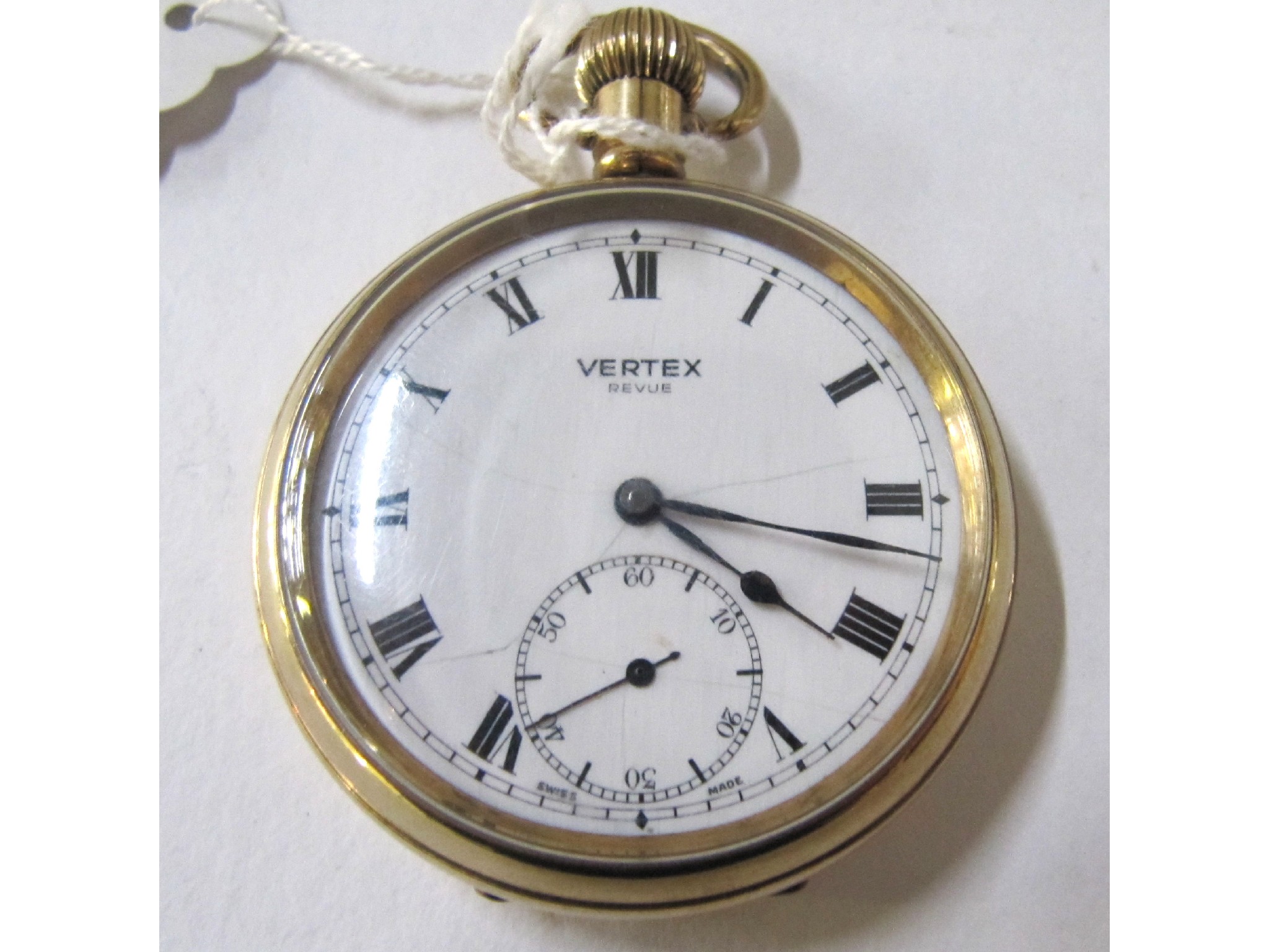 Appraisal: A Vertex rolled gold pocket watch