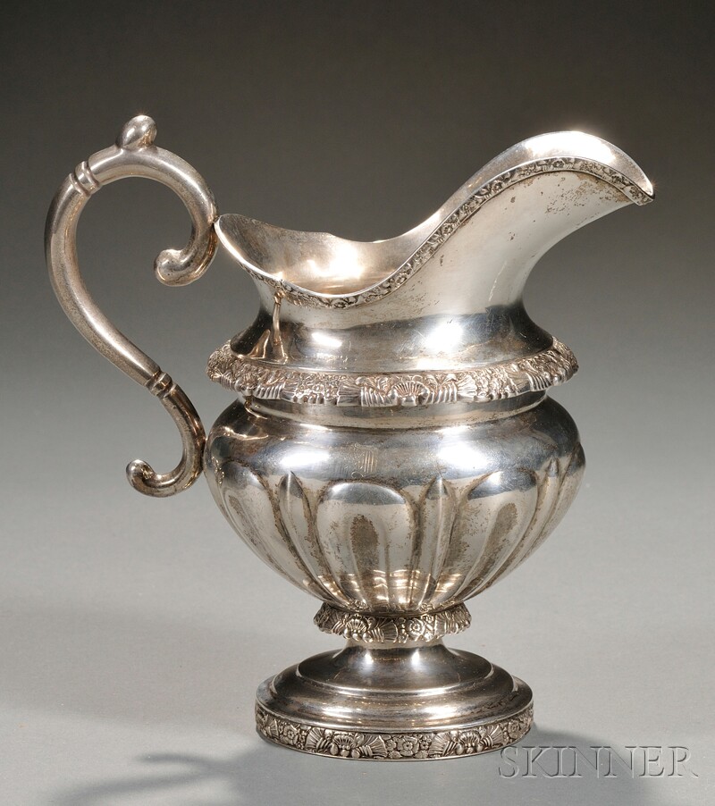 Appraisal: Silver Milk Jug Gerardus Boyce New York early th century