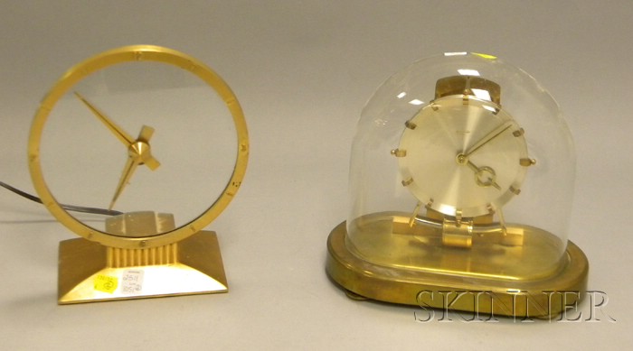 Appraisal: Jefferson Golden Hour Mystery Clock and a Kienger German Torsion