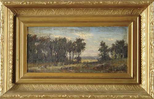 Appraisal: HARRISON BIRD BROWN American - NEW ENGLAND LANDSCAPE Oil on