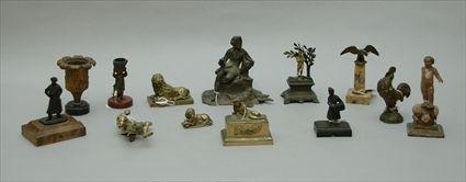 Appraisal: Group of Thirteen Brass Table Articles