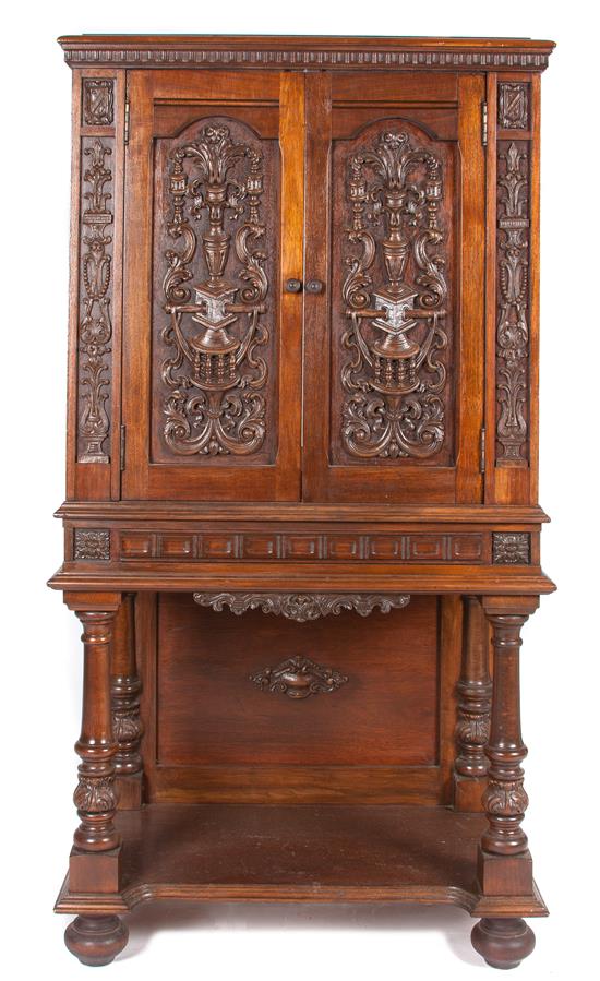 Appraisal: Sale Lot A Continental Mahogany Court Cupboard first half th