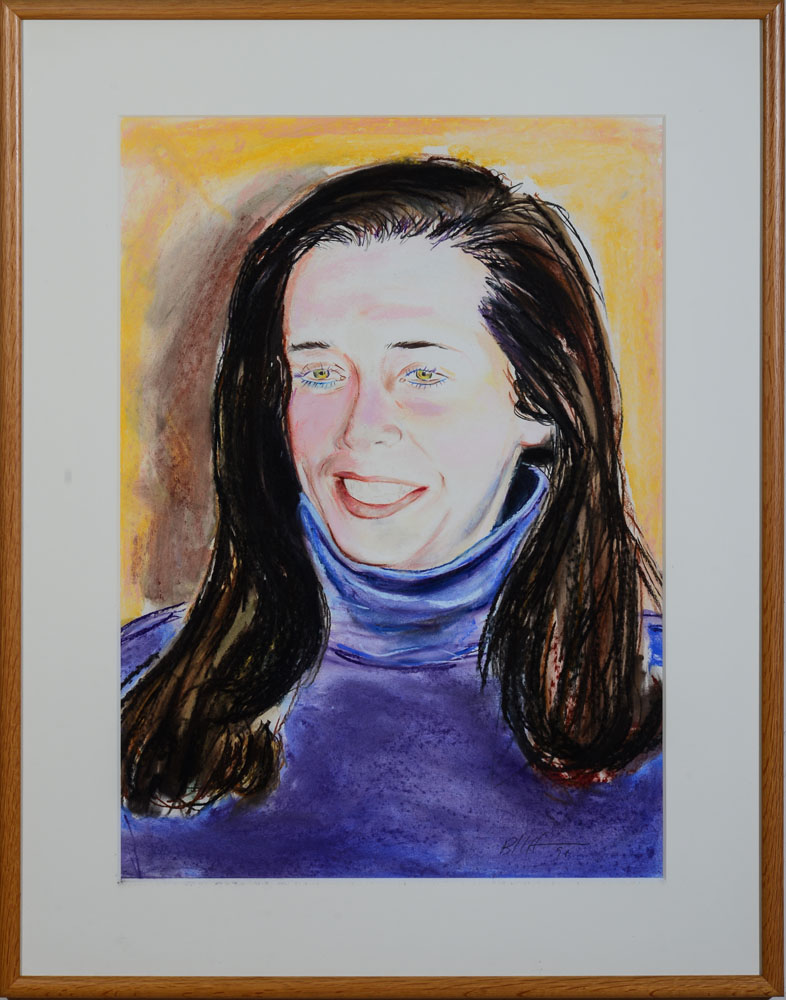 Appraisal: BILLY SULLIVAN b PORTRAIT OF A WOMAN Pastel on paper