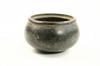 Appraisal: ANCIENT OINTMENT POT - Hellenistic Black Alabaster in lipped shallow