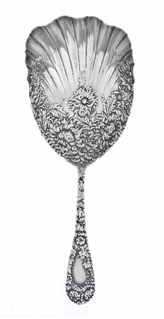 Appraisal: An American Sterling Silver Casserole Server Durgin retailed by Harris