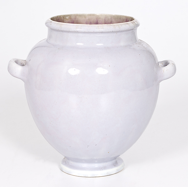 Appraisal: Cincinnati A Rookwood pottery double handled urn in a lavender