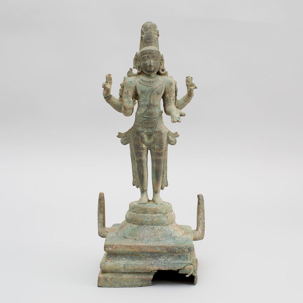 Appraisal: South India Bronze Figure of Shiva Tamil Nadu x x