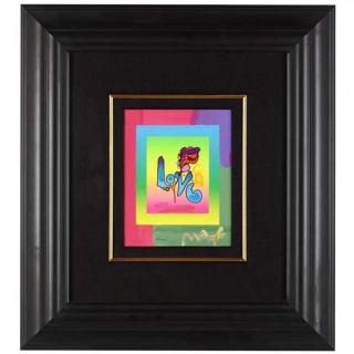 Appraisal: Peter Max Am Ger b Love on Blends mixed media