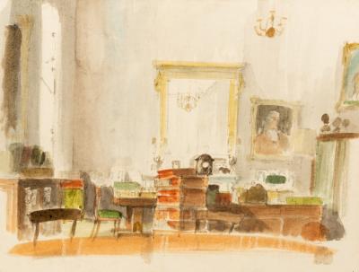 Appraisal: Hugh Casson - Lord Charteris's Study at Buckingham Palace whilst