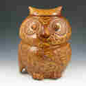 Appraisal: McCoy owl cookie jar Marked McCoy USA Mint tall