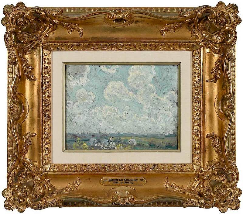 Appraisal: Henri Le Sidaner French - Ciel de Gerberoy circa signed