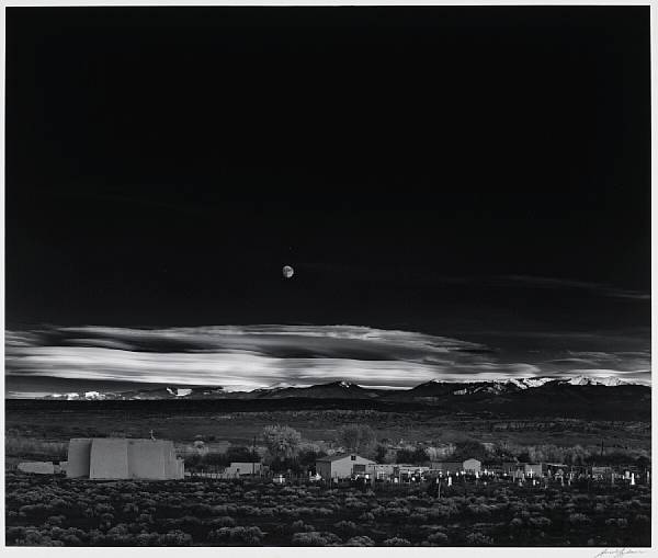 Appraisal: n a Ansel Adams American - Moonrise Hernandez New Mexico