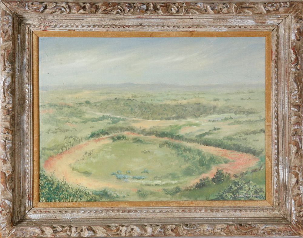 Appraisal: Loring Hayden Nantucket - Oil on Canvas Nantucket Landscape Loring